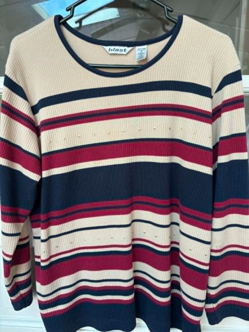 Preloved Blast Striped Long Sleeved Sweater M